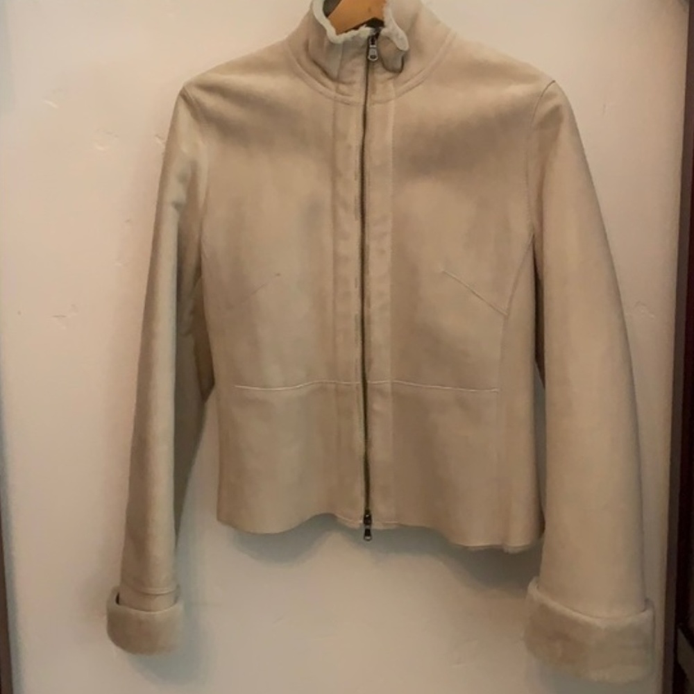 Adrienne Vittadini GORGEOUS 100% Shearling Coat